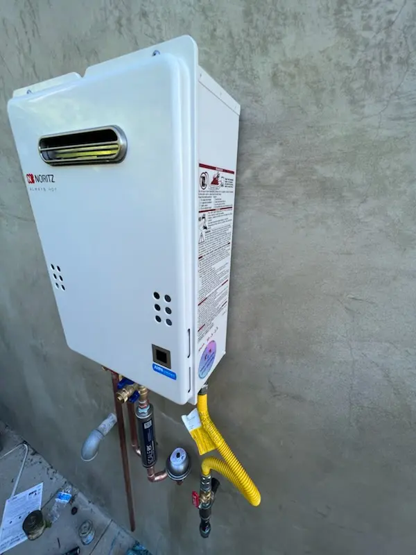 Tankless water heater installation for Sweetwater Estates homes